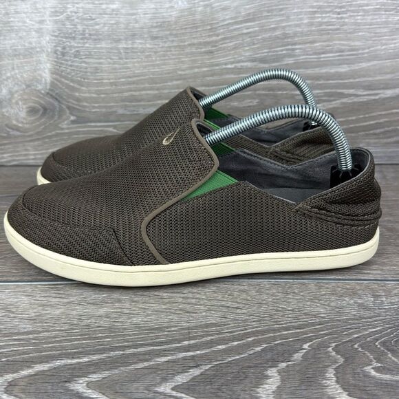 Olukai Nohea Mesh Mens Size 8/EU 41 Brown Slip On Collapsible Heel Sneakers - Picture 3 of 12